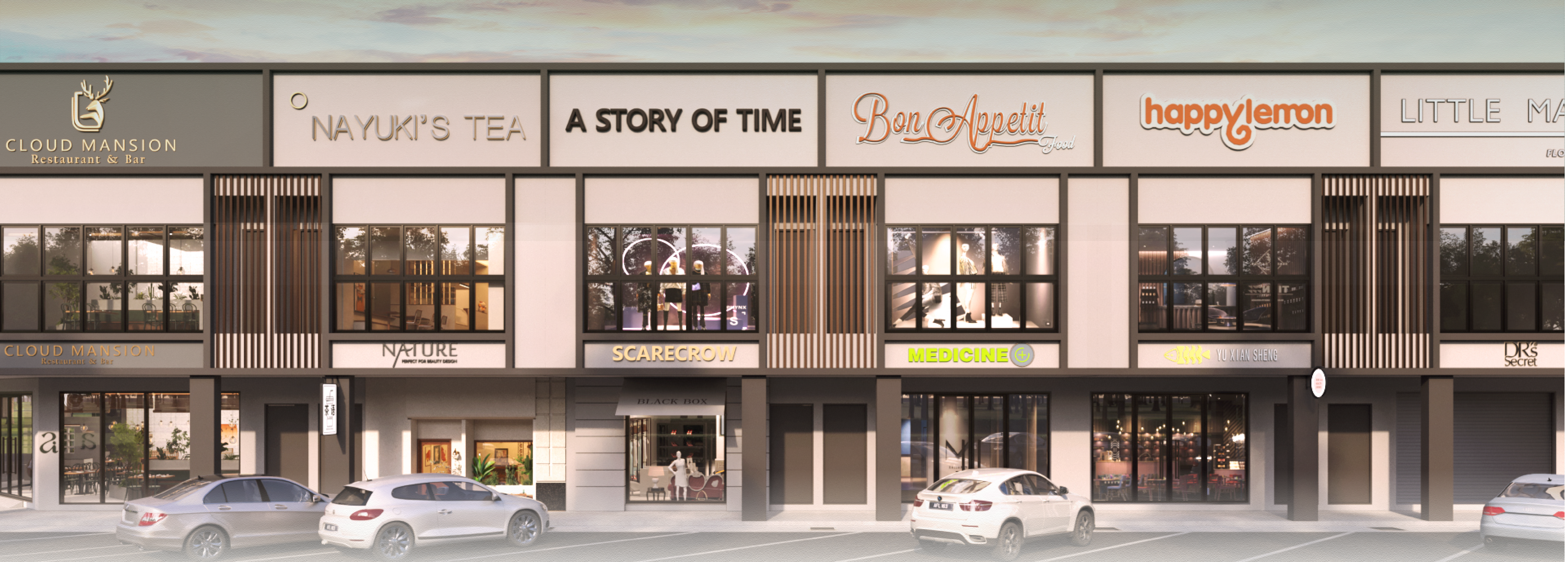 K Melati Building Render